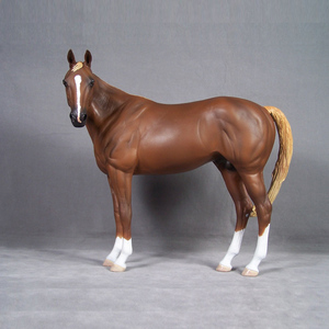 Commercio all'ingrosso classica in legno scultura verde bronzo del cavallo in piedi per la decorazione del giardino - Product Image 4