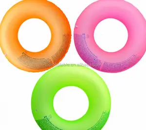 Màu Neon Tùy Chỉnh Kích Thước Inflatable Swim Ring Nước Dưới Vòng Bơi Eo Vòng Ống