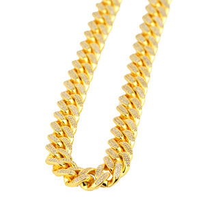 14mm Pvd Miami Cubain Lien Rap Collier - Product Image 4
