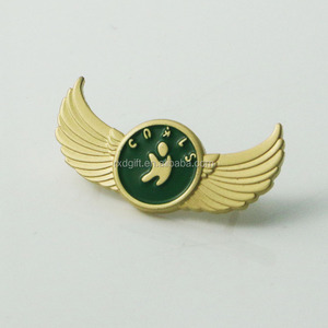 Hot koop custom airline pilot vleugels/custom metal pilot vleugels <span class=keywords><strong>pin</strong></span> badge/wing badge - Product Image 4