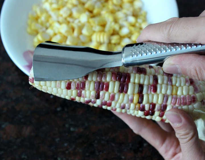 Multifunctional Kitchen Grips Cob Cutter Kerneler Stainless Steel Corn Peeler Stripper