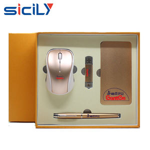 Idées cadeaux uniques pour hommes, ensemble cadeau de fabricant chinois avec souris, ensemble de cadeaux d'affaires 4 en 1 prisés - Product Image 5