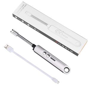 Allumeur de bougie d'usb de plasma avec <span class=keywords><strong>la</strong></span> batterie rechargeable de LED, cou flexible long d'allumeur électrique pour camper, fa - Product Image 5