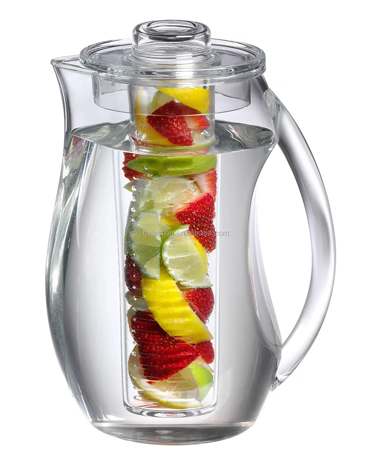 BPA gratis Fruit Infusie Smaak Acryl Pitcher Water Fles