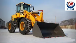 Desain baru populer membersihkan salju cina wheel loader ZL933/HZM 933 wheel loader dengan mesin DEUTZ di Rusia