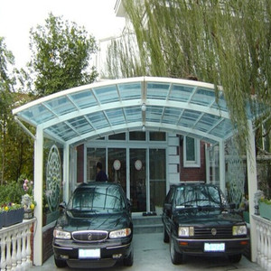 Tettoie per <span class=keywords><strong>Auto</strong></span> e Garage con Telaio in Lega di Alluminio e Copertura in Policarbonato, Posto <span class=keywords><strong>Auto</strong></span> Coperto - Product Image 5