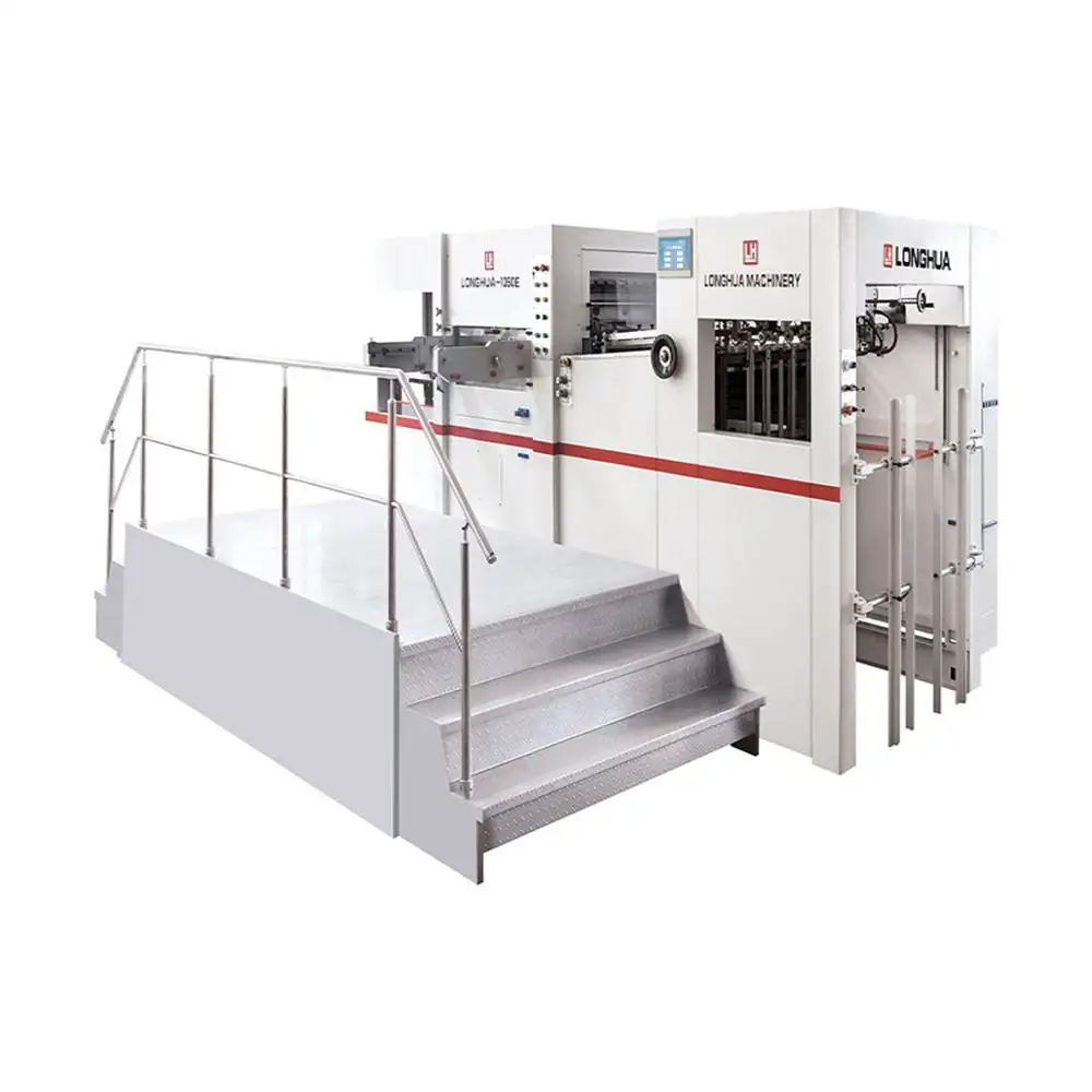 1050E Automatic Paper sheet feeding die cutting and creasing machine for cardboard