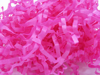 Rose rose couleur déchiqueter farce froissé coupe pièce papier de soie déchiqueté soie emballage pour boîte-cadeau