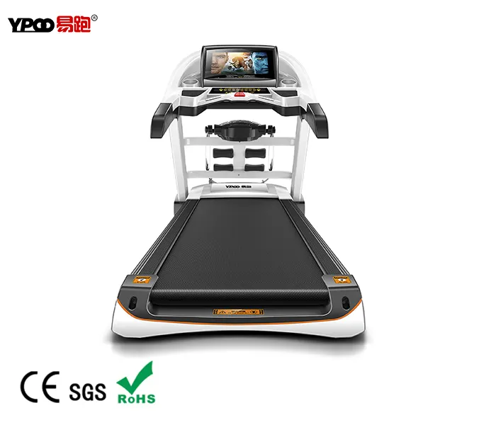 Fitness Gym Fitness Treadmill YPOO-9600 Gym Fitness Motorized Home Use Cardio Equipment Treadmill With 7"LCD/10.1TFT Nice Running Machine