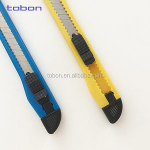 Cuchillo cortador de cuchillas a presión de 9mm, de plástico retráctil, fácil de cortar, venta al por mayor - Product Image 6