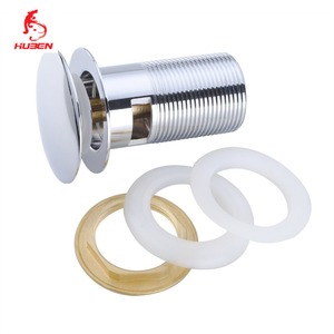 Hiện đại Đồng Thau Clicker Clack Bung Cắm Tắm Chậu Basin Pop Up Thải Rãnh với Overflow - Product Image 4