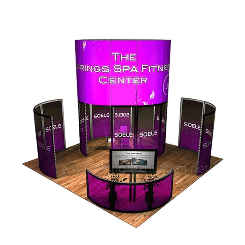 Conception Et Production Greenlight Salon Exclusif Tendance Future Stand D'exposition Cosmétique