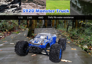 Auto RC Hoshi S920 di Alta Qualità, <span class=keywords><strong>Monster</strong></span> <span class=keywords><strong>Truck</strong></span> 1/10 ad Alta Velocità 46km/h, 2.4G 4WD Resistente all'Acqua, Regalo di Compleanno - Product Image 6