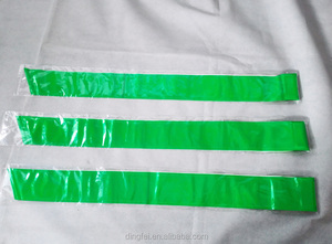 Sáng 8cm màu xanh lá cây màu vàng phản quang cảnh báo Băng PVC vành đai cho an toàn vest - Product Image 6