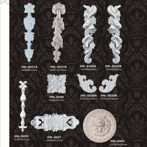 HN-82103 Polyurethane Easy Installation Painted Grade White Wainscoting Panels Decorative Foam <strong>Flexible</strong> <strong>Mouldings</strong> - Product Image 4