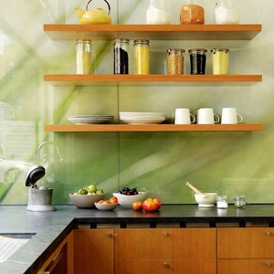 Simple conception MDF garde-manger armoires mélamine armoires de cuisine mise en page - Product Image 6
