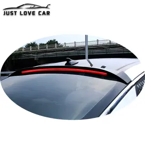 JUSTLOVECAR new roof spoiler for kia abs car roof spoiler for optima fitting for kia optima k5 for new kia optima k5 tuning products jlc-00111 abs car roof spoiler with led light 2016 2019 for optima