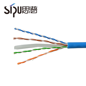 Sipu China proveedores Ethernet CE certificador rollo 0.5 CCA Cat6 <span class=keywords><strong>cable</strong></span> <span class=keywords><strong>de</strong></span> red - Product Image 4