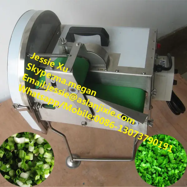 Small table type scallion slicer/scallion slicing cutting machine/scallion cutting machine