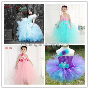 Mayor suministro barato de la fábrica de las muchachas de flor de la boda de cinderella bebés se viste - Product Image 6