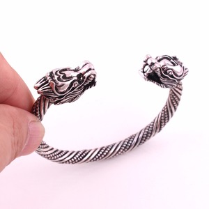 Bracciale Drago Vichingo Berserker Massiccio Braccialetto Vichingo Gioielli Nordici Norreni - Product Image 4