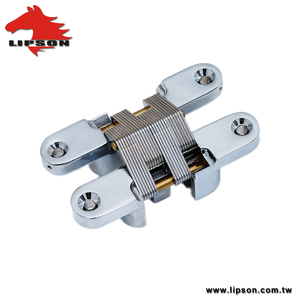 HL-95 đồ nội thất phần cứng nhà kho giấu tủ điều Chỉnh chéo 180 độ SWING ẩn cửa bản lề vô hình - Product Image 4