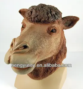 2015 Yeni Parti Popüler masquerade deve kostümleri kauçuk deve maskesi