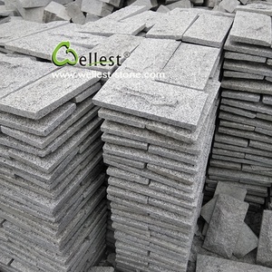 Gris oscuro de granito de superficie castillo de piedra para pared exterior - Product Image 1