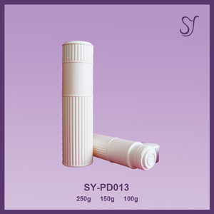 100g 150g 250g en plastique pe de talc poudre bouteille avec bouchon à vis - Product Image 3