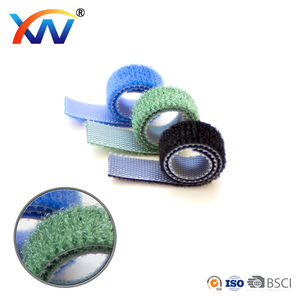 Fabbrica 25mm raddoppiato lati hook <span class=keywords><strong>loop</strong></span> nylon back to back con prezzo basso di alta qualità logo OEM - Product Image 1