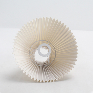 Đơn giản Chụp đèn gấp vải PVC đèn bao gồm các bộ phận xếp li in đèn bóng râm - Product Image 3