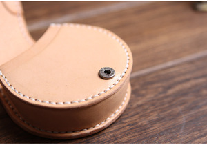 Portefeuille de pièces de <span class=keywords><strong>monnaie</strong></span> en cuir véritable, mini <span class=keywords><strong>porte</strong></span>-<span class=keywords><strong>monnaie</strong></span> vintage dur en forme circulaire, <span class=keywords><strong>trieur</strong></span>, - Product Image 6