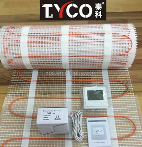 Điện Sưởi Ấm Mat Twin Dây Dẫn <span class=keywords><strong>Underfloor</strong></span> Sưởi Ấm Cho Gạch Gỗ Thảm Sàn - Product Image 3