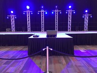2 metros de luz de aluminio cercha pantalla para Dj cabeza Totem Truss