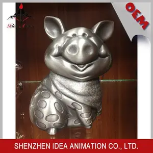 Chinese factory direct Hot sale cheap resin large coin banks