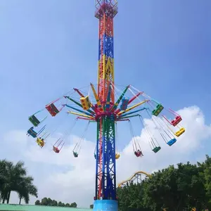 传单飞塔游乐场电动主题便宜成人 funfair carnival 孩子们 kiddie 游乐园游乐设施出售