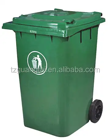 Green Bin 360Lt Wheelie Bin Waste Bin