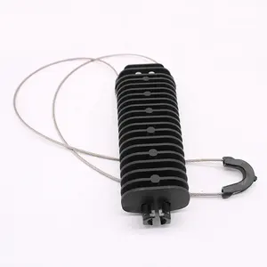 New Electrical overhead line material tension anchor clamp