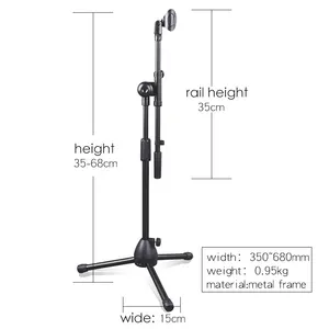 Gh-115 Máy Tính Để Bàn Điện Thoại Di Động Microphone Đứng Bán Buôn Phát Sóng Trực Tiếp Bracket Nhà Sản Xuất Tùy Chỉnh Microphone Bracket