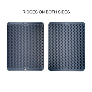 <span class=keywords><strong>Tapis</strong></span> de séchage en Silicone noir de haute qualité, grand <span class=keywords><strong>tapis</strong></span> de vidange pour évier et comptoir de cuisine - Product Image 4