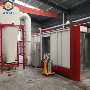 Powder Coating Oven Powder Coating Equipment With Manual Powder Painting Booth And Oven