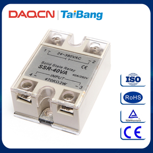 DAQCN <span class=keywords><strong>Alta</strong></span> Calidad 12 V/40A Relé <span class=keywords><strong>de</strong></span> Estado Sólido SSR-40VA Hecho En China - Product Image 1