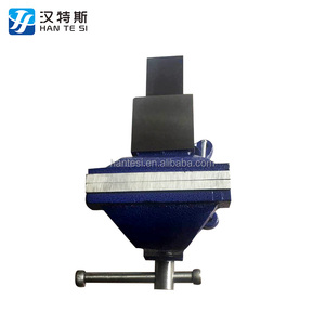 Hantesi 5 pulgadas ingeniero Banco giratorio 360 Vice base taller vise clamp jaw mesa de trabajo - Product Image 3