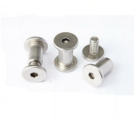 NOLDAR | Viti testa piatta M6 con dadi cilindrici. Vite per mobili. Bulloni M6 x 30 mm. Include chiave a brugola. (20 viti 20 dadi