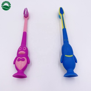 Hot Sales Penguin Shape Plastic Kid <strong>Toothbrush</strong> Factory Price - Product Image 6