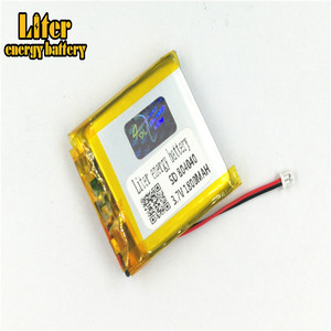 Plug 1,25-2 P <span class=keywords><strong>3</strong></span>,7 V 804040 1800 mah high quality new Li-ion rechargeable lithium polymer voltage Battery Li-po polymer battery Li-polímero - Product Image 2