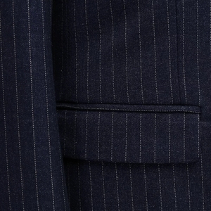 Traje de esmoquin de tres piezas para <span class=keywords><strong>hombre</strong></span> a rayas para <span class=keywords><strong>hombre</strong></span> - Product Image 4