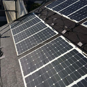 Panneaux solaires semi flexibles à haute efficacité <span class=keywords><strong>panneau</strong></span> <span class=keywords><strong>solaire</strong></span> bifacial <span class=keywords><strong>pour</strong></span> voiture de golf bateau Yacht <span class=keywords><strong>camping</strong></span>-<span class=keywords><strong>car</strong></span> caravane toit Rv camion remorque - Product Image 1