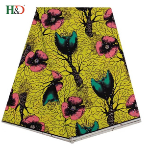 H & D Top Usine Pas Cher Bonne Qualité Hollande Cire 6 Yards Africain Batik Tissu Pour la Vente En Gros - Product Image 2