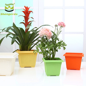 Plastica variopinta piazza pot planter wholsale <span class=keywords><strong>prodotti</strong></span> da <span class=keywords><strong>giardino</strong></span> - Product Image 1